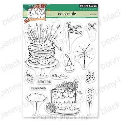 Penny Black Clear Stamps - Delectable